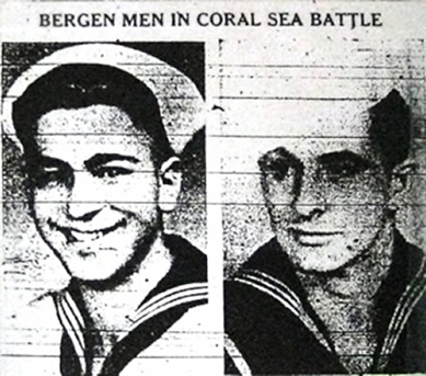 Bergen men in Coral Sea Battle